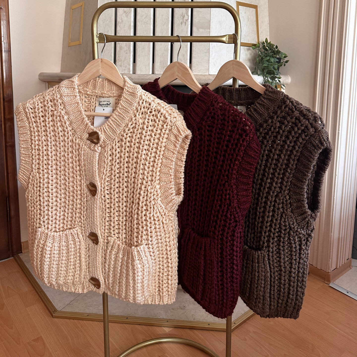 Плътен Плетен Елек