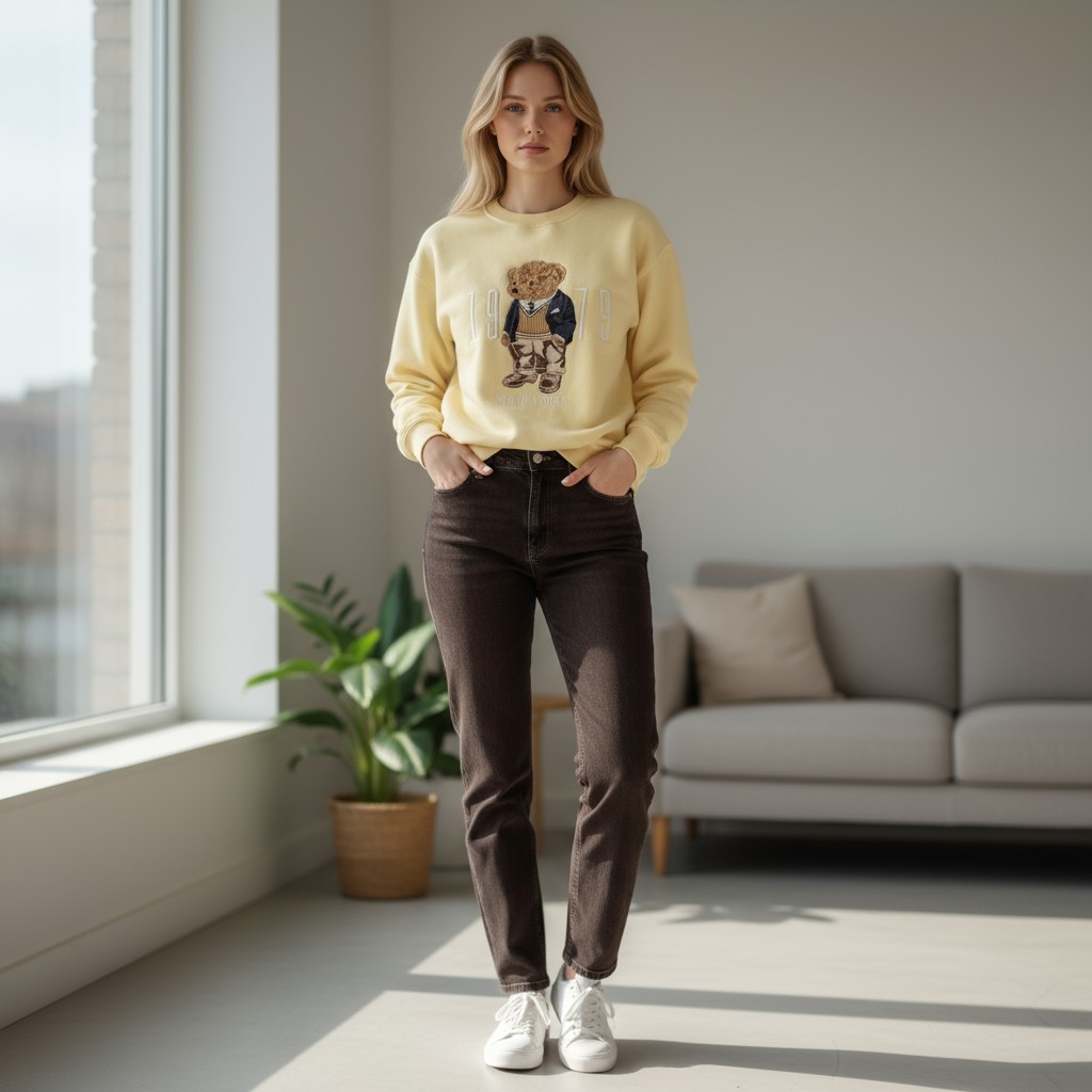 Пуловер с мече