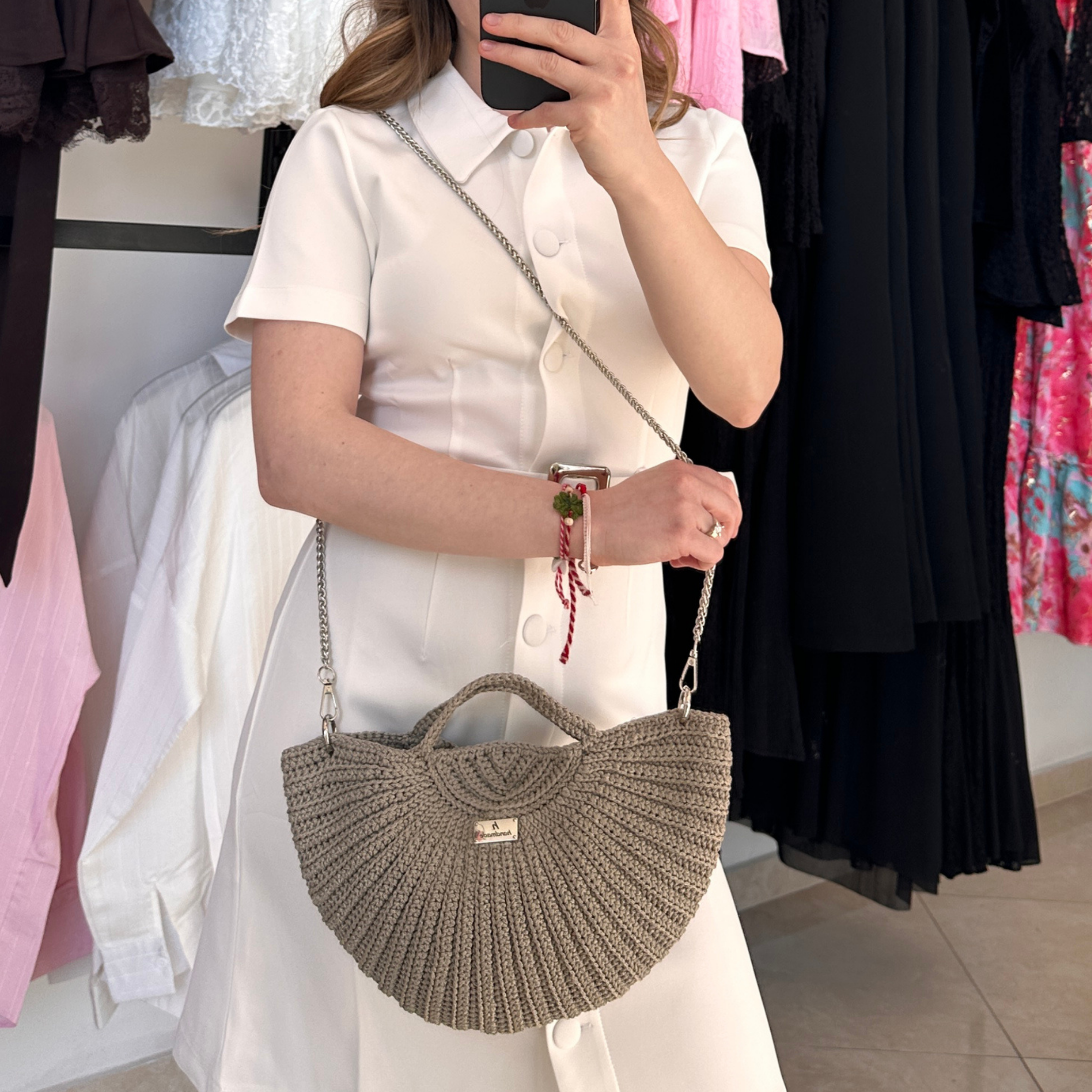 Ръчно плетена чанта Мида