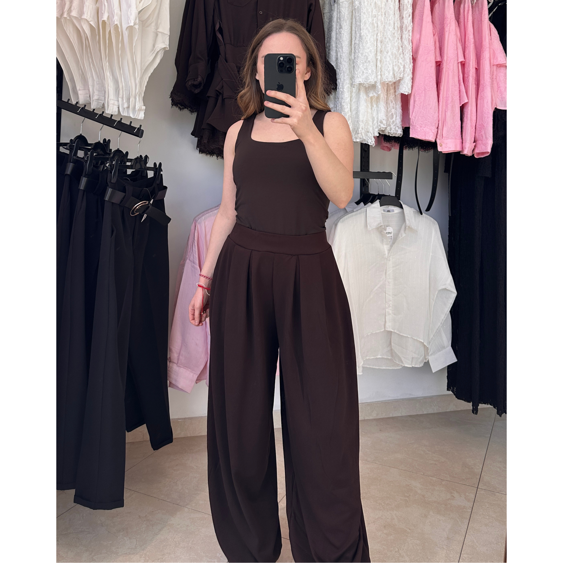 Памучен потник с шалварки